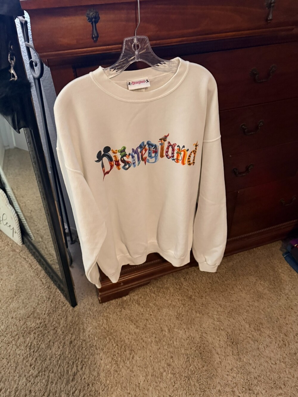HTF 2XL UNISEX 1980’s VTG UNIQUE Disneyland Sweatshirt XXL Made in USA VINTAGE